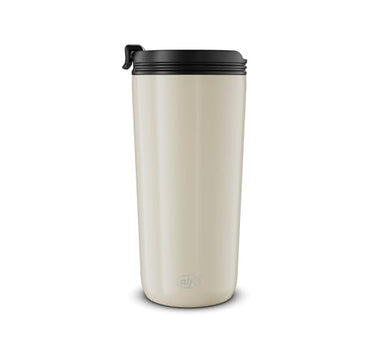 alfi ISO COFFEE MUG, beige, insulated drinking cup 0.40 l, coffee cup to go, dishwasher-safe, BPA-free, keeps hot for 4 hours and cold for 8 hours, cup for on the go on sale